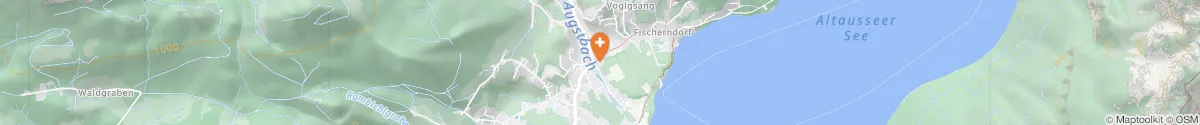 Kartendarstellung des Standorts für Narzissen-Apotheke Filiale Altaussee in 8992 Altaussee
